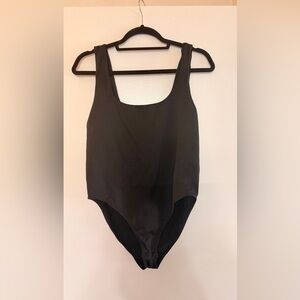 Black One-Piece Bodysuit - Classic